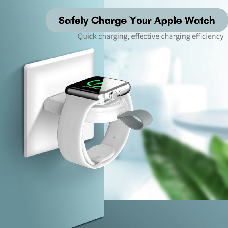 QiCharger™ - USB Portable Wireless Charger for iWatch - 3/4/5/6/7 SE Series