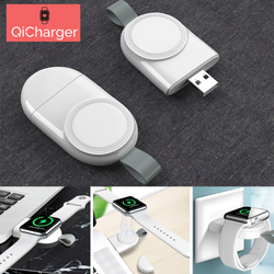 QiCharger™ - USB Portable Wireless Charger for iWatch - 3/4/5/6/7 SE Series