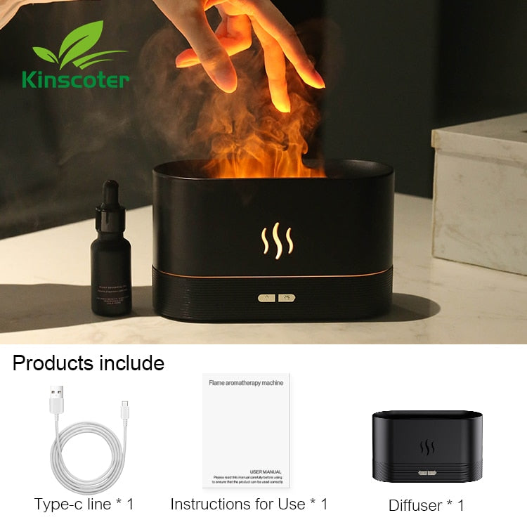 FireMist ™ - LED Flame Diffuser