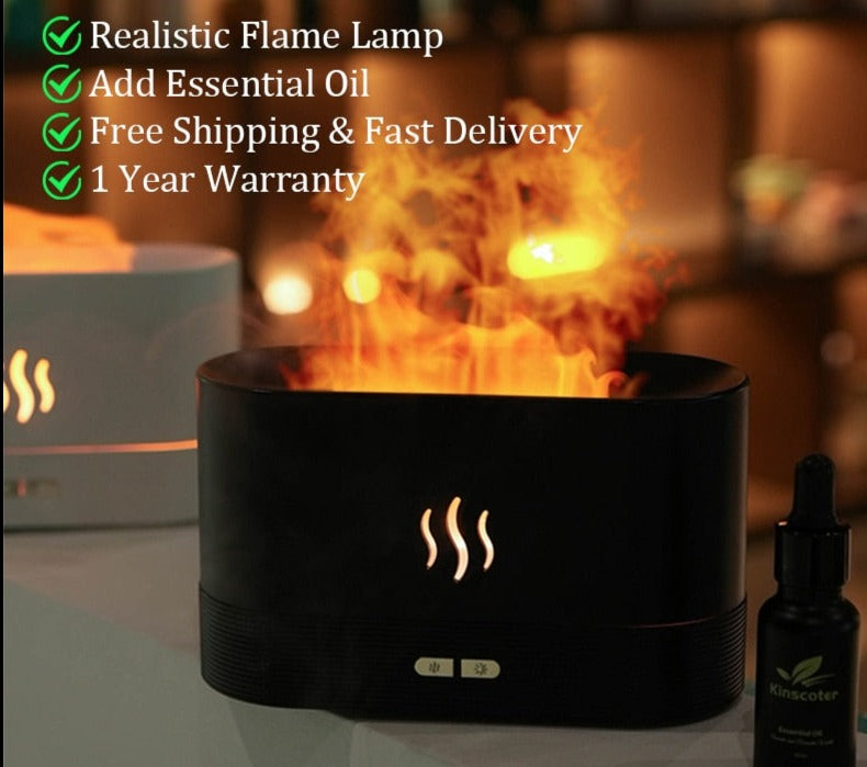 FireMist ™ - LED Flame Diffuser