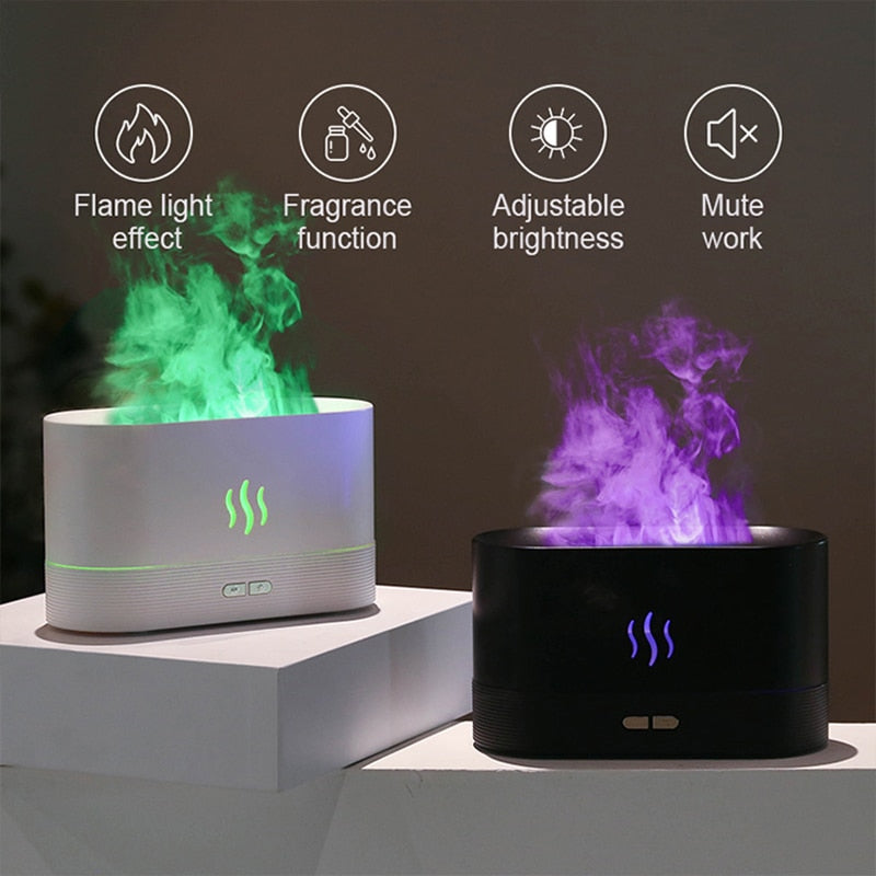 FireMist ™ - LED Flame Diffuser