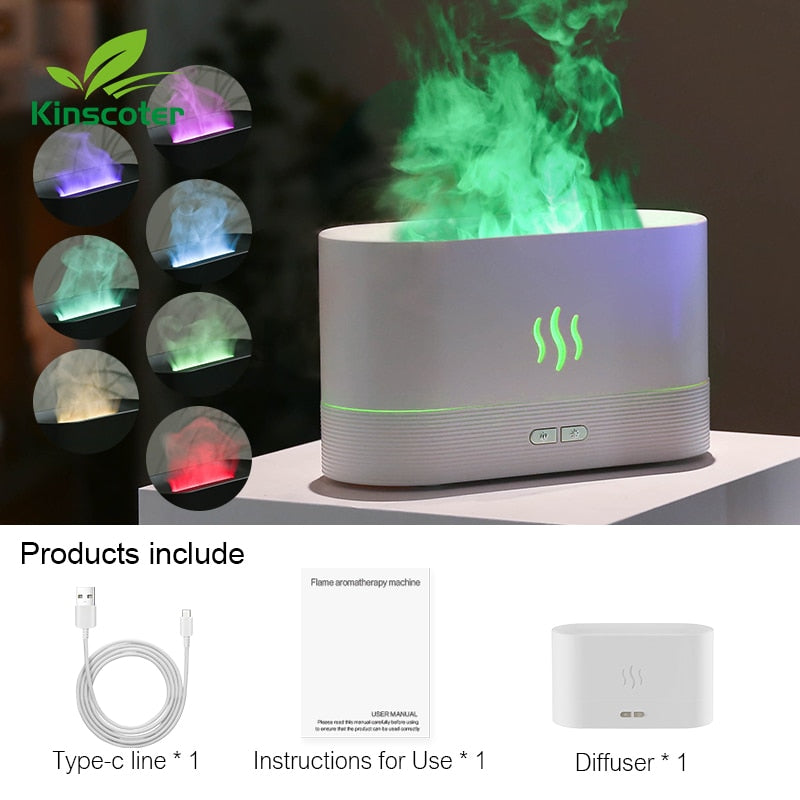 FireMist ™ - LED Flame Diffuser